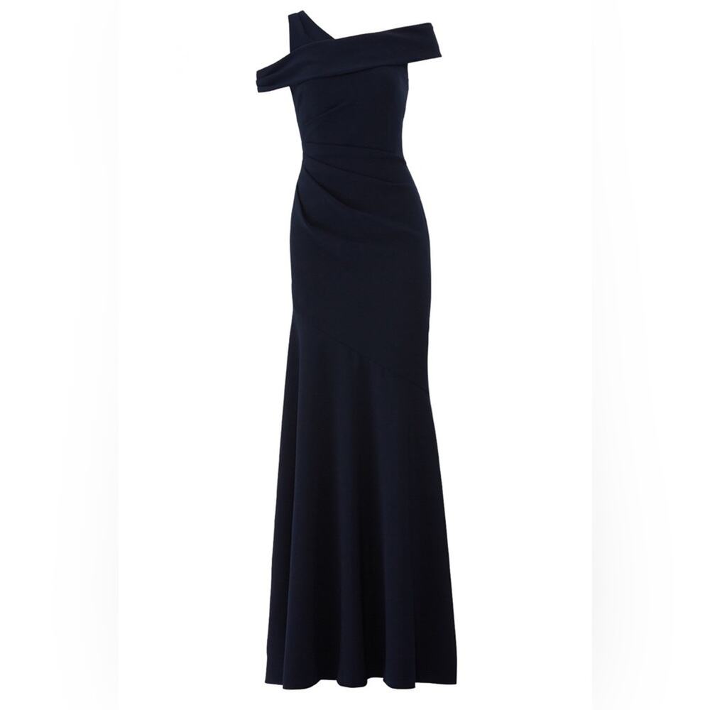 Theia Navy Mermaid Gown Size 22 Excellent Condition - Picture 4 of 8